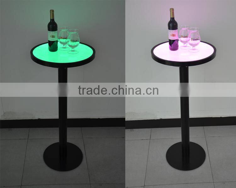 LED products used in bars as table and led winelist luminous cup with led teay