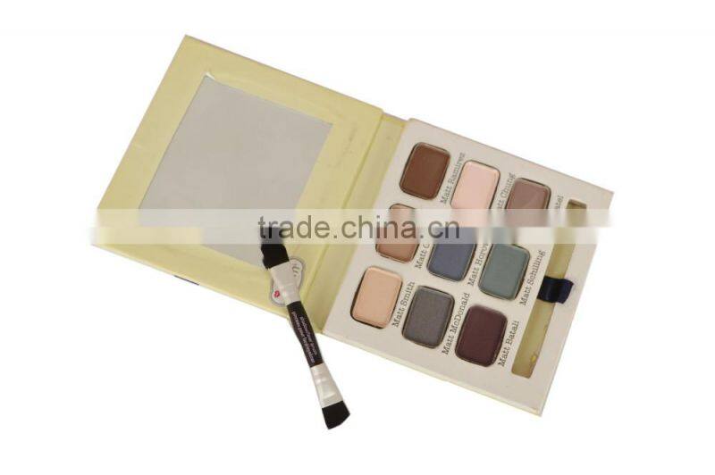 2015 Hot Sale The Balm Makeup Meet Matt (e) Nude Eye Shadow 9 Colors Small Eyeshadow Palette with Brush