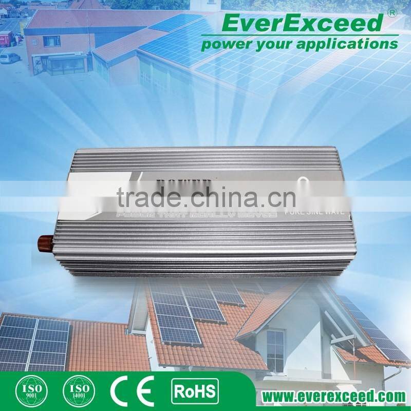 EverExceed 2016 high quality 2000w Pure Sine Wave Solar Power Inverter with Charger