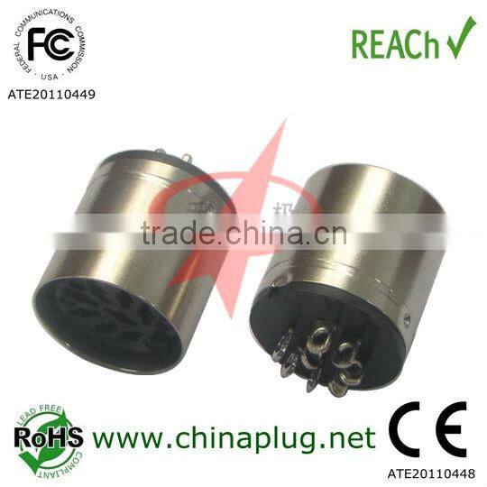 big din13 pin connector dc female socket