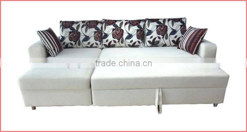 S1989 storage foldable sofa bedroom space saving furniture
