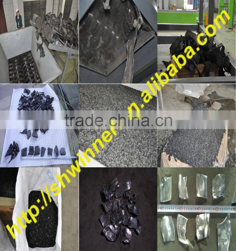 Hot Sale two axis in Recycling Washing Line Chipper Shredder Machine Old Tire
