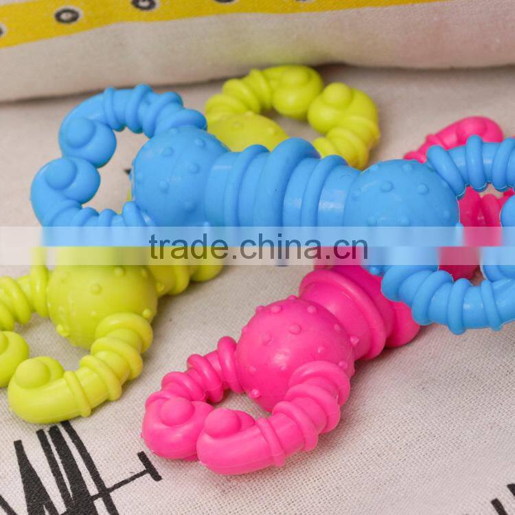 lobster shaped rubber squeaky pet dog chew toy