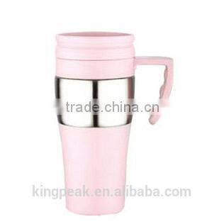 2015 Best Selling Pink Coffee cups/cup joyshakers/ stainless steel travel mug /starbucks coffee travel mug