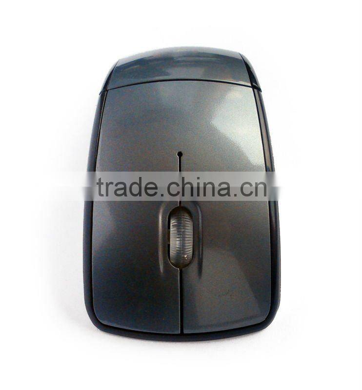 2.4g folding wireless mouse with receiver/pc mouse