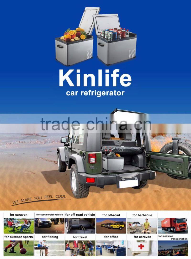 A 25L 12V/24V Portable Mini Car Fridge Freezer For Car And Motorcycle