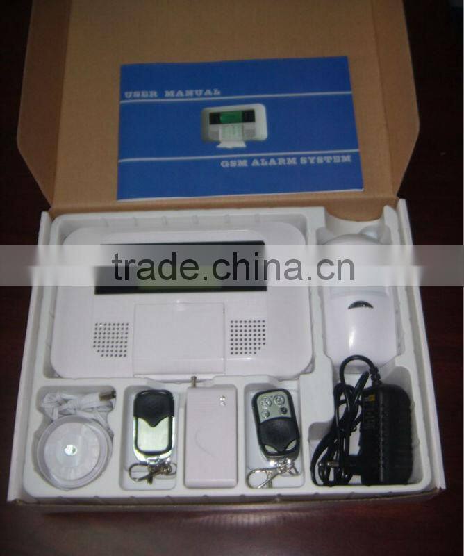 New Quad-band LCD Security System for Home Intruder Alarm
