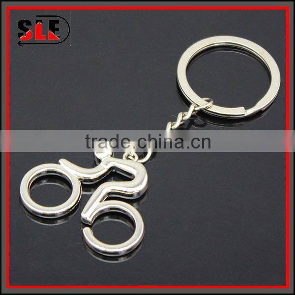sports keyring bike shape keychain promotional custom metal key holder