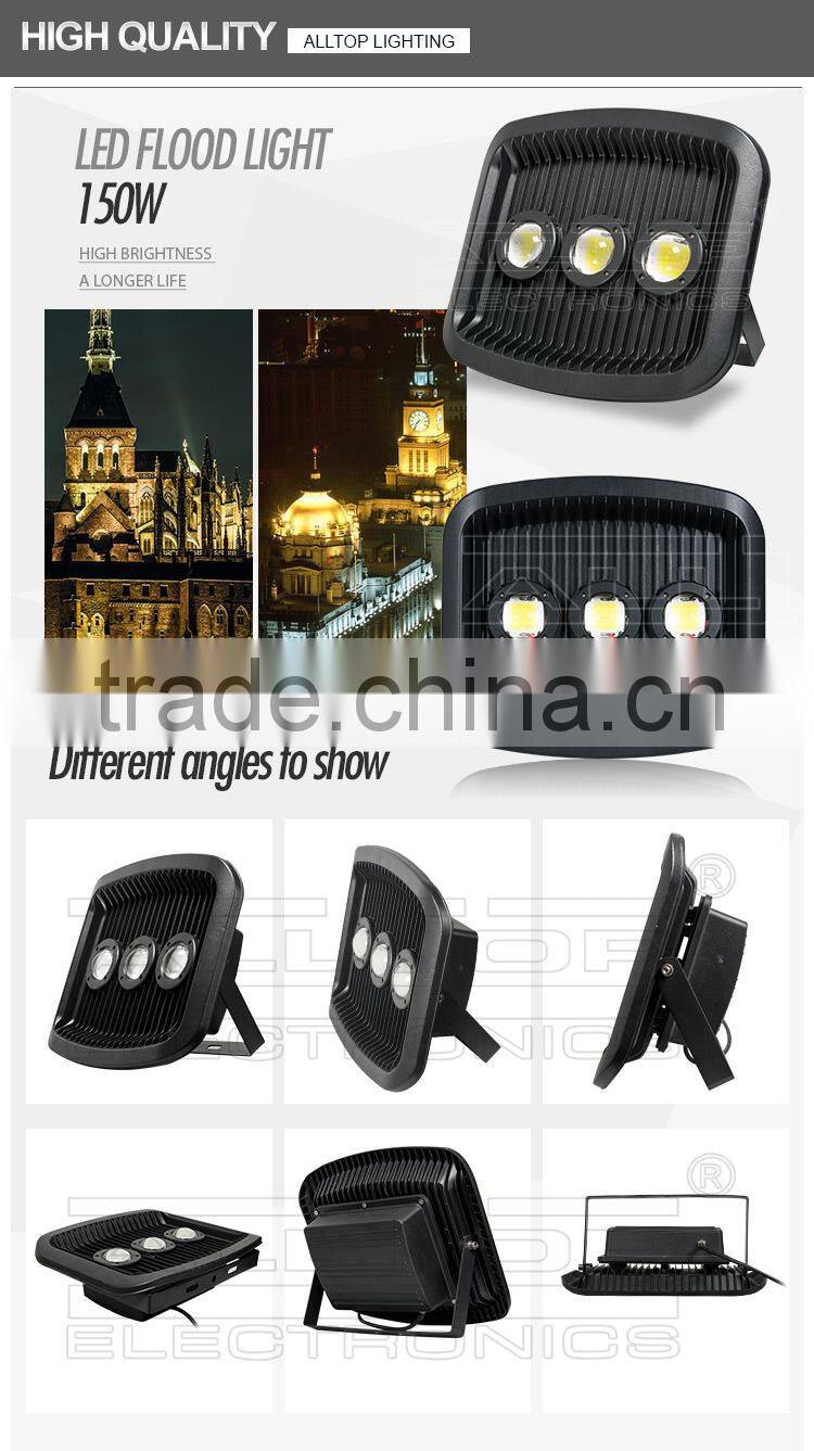 IP67 waterproof high lumen bridgelux cob 150w led floodlight