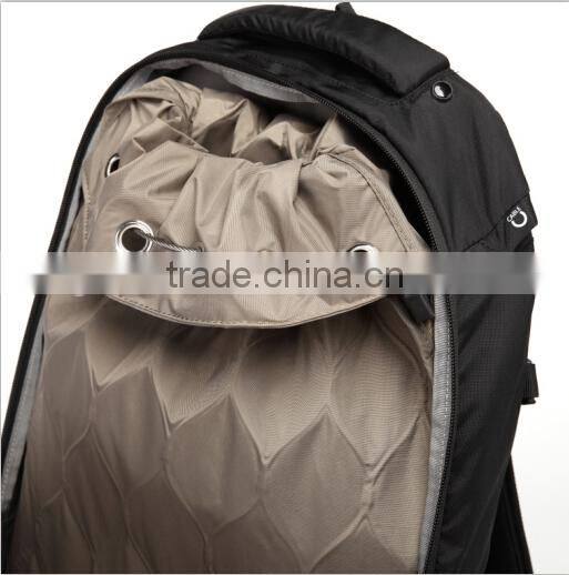 2015 Alibababa China Wholesale Anti-theft Black hiking / school/Sport Backpack