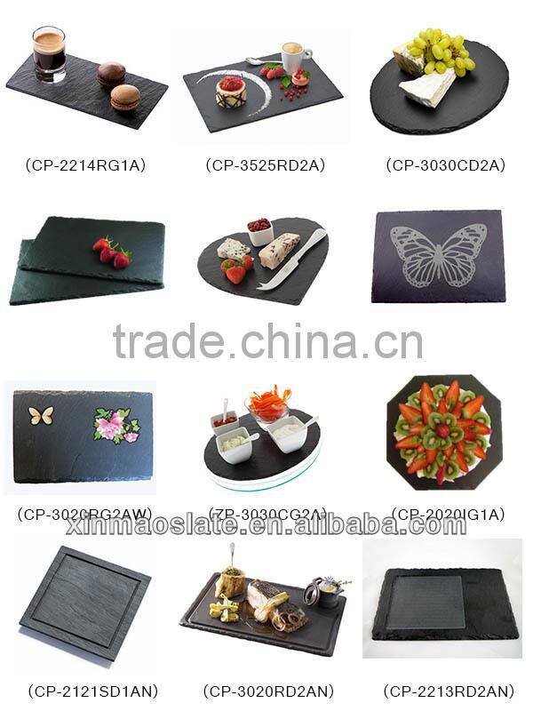 'factory direct' Natural cake sushi cheese Slate Plate