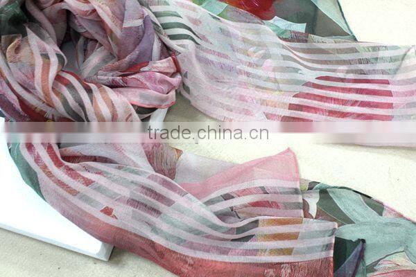 2014 fancy woman georgette scarf