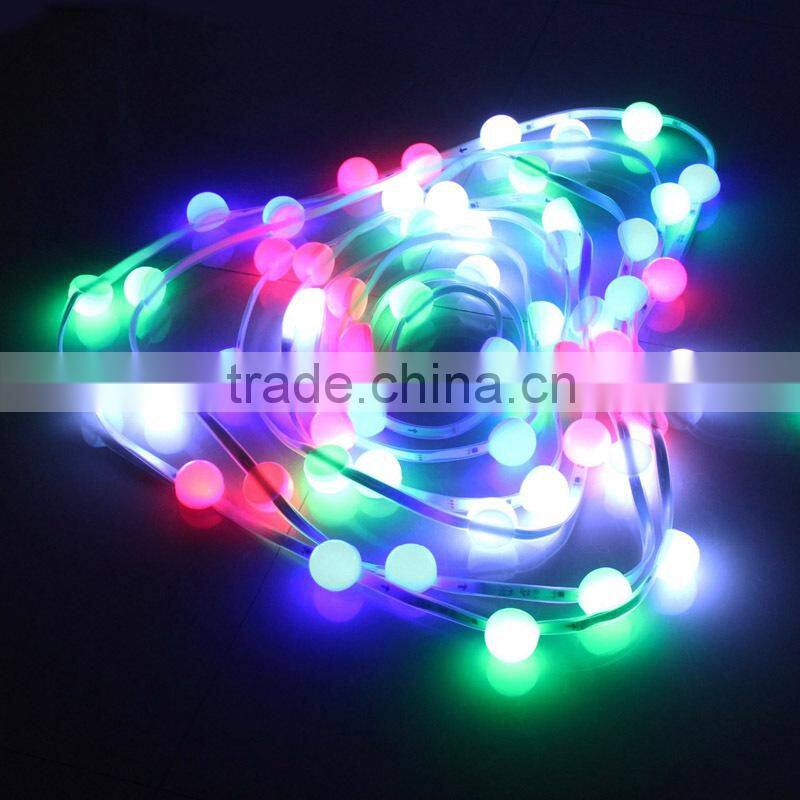 Christmas Led Pixel Light String Big Globe Ball Strip for Christmas Tree Holiday Decoration Wholesale Dream Color Newest Hot