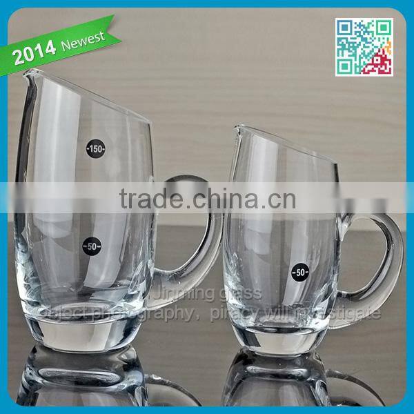 Lead Free Crystal Glass Material Handle Glass Cups Transparent Mini Wine Decanter Glasses Winehouse Tableware Handle Wine Glass