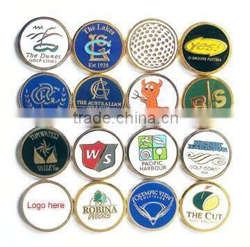 Promotional ABS plastic golf ball marker with logo