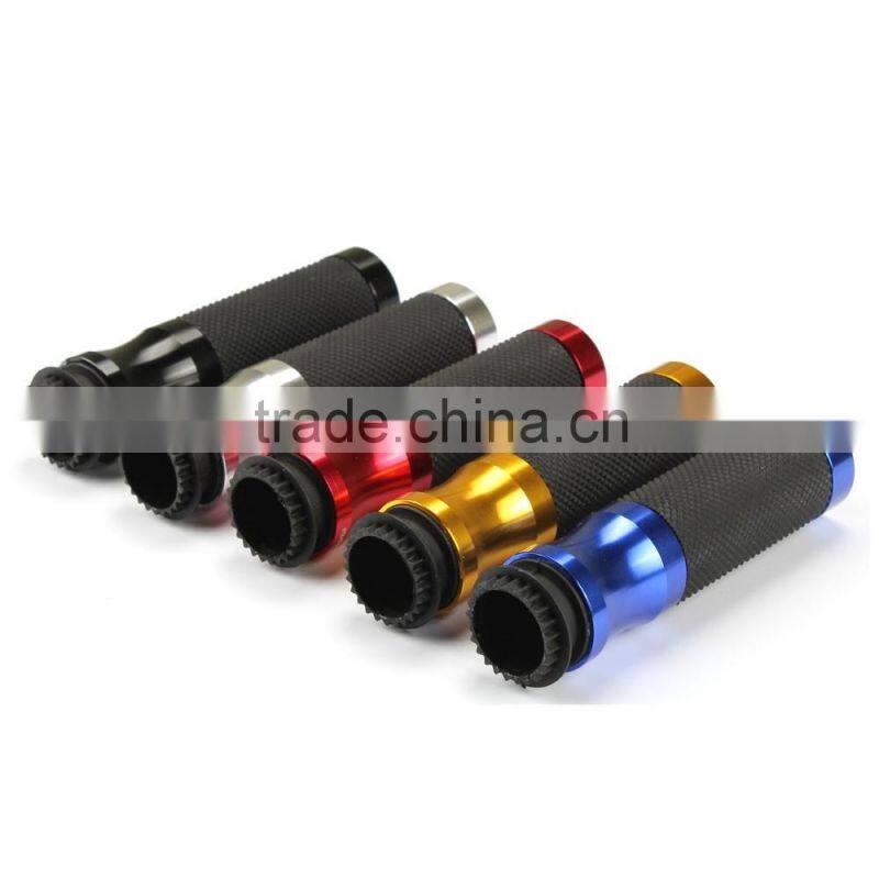 Soto Racing - 22mm Universal Motorcycle CNC Handle bar / Handlebar Grips leather and aluminum Material