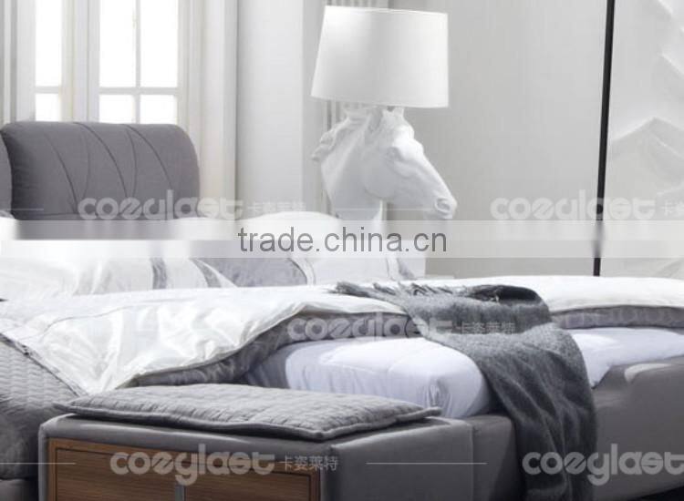 Wooden double bed designs with box