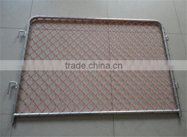 Australia standard building hot dipped galvanized steel tube temporary chain link fence