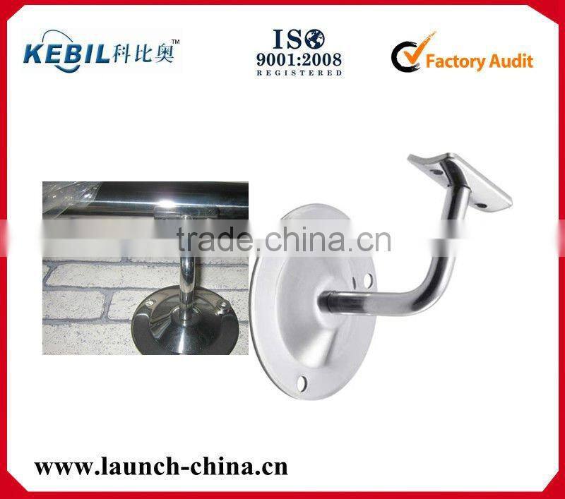 outdoor step metal handrail angle stair handrail bracket / round handrail bracket price