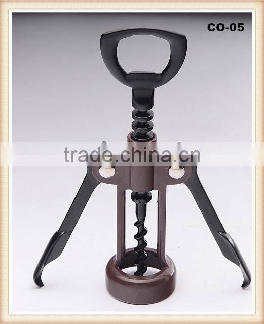 Zinc alloy wine opener, winged corkscrew, factory can make mold CO-05