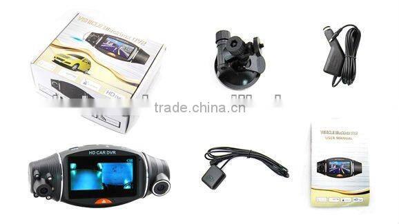 140degrees 2ch car blackbox with gps