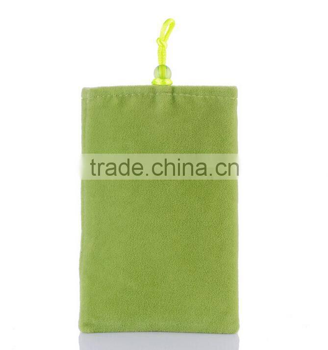 custom promotional solid color cell phone bags