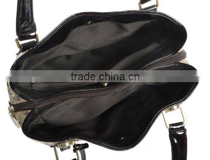 Summer Hot 2012! New Fashion Snake-Skin PU Handbag!