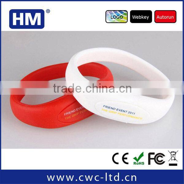 wholesale 2gb special colorful gift custom usb bracelet 1gb/2gb/4gb/8gb/16gb/32gb/64gb