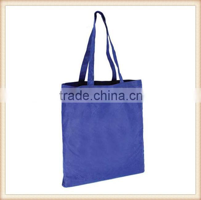 Reusable 600D polyester Shopping tote Bag with front zipper pocket