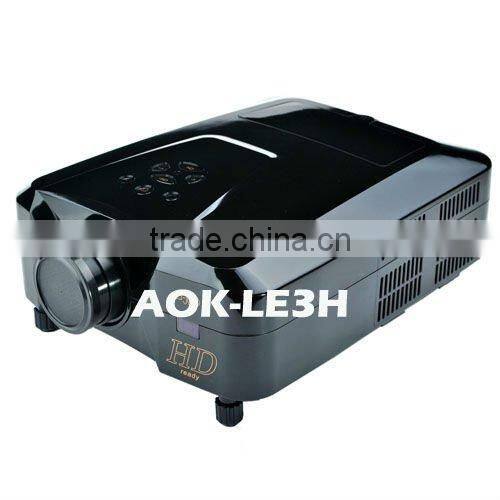 Cheap portable 2200lumen Multimedia LCD LED HD Projector 1080p for Laptop Wii Xbox and Video Games home theater projector