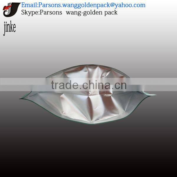 Tea safe three sides sealed stand up zip lock plastic tea bags