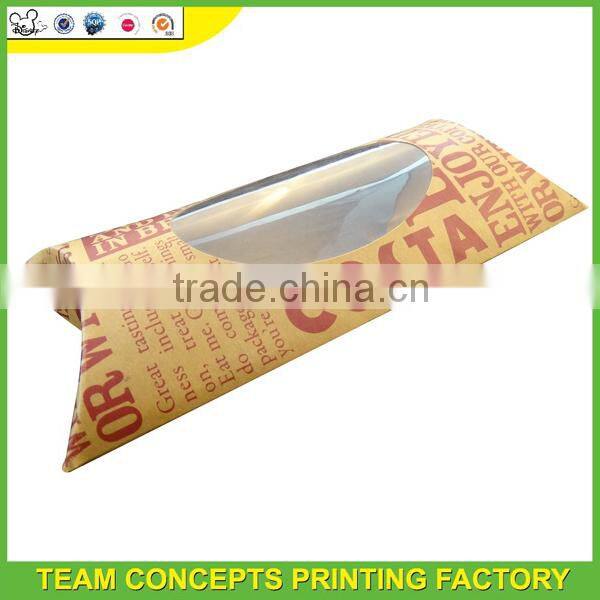 Brown color window pillow box