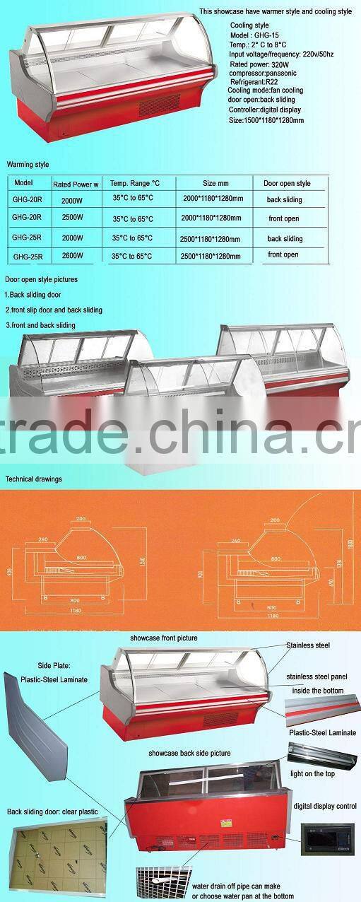supermarket fresh meat showcase ,supermarket refrigeration equipment