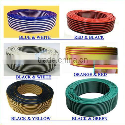 flat ribbon wire parallel wire UL cable 2468 red and black