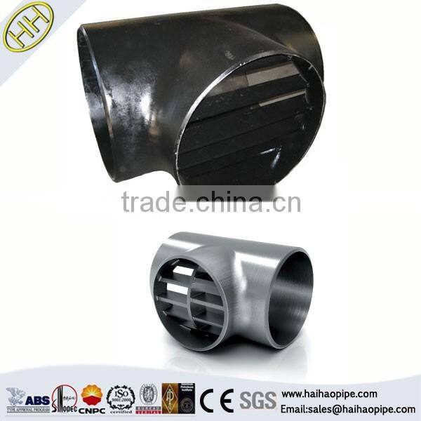 ASTM A234 WPB ASME B16.11 Seamless Carbon steel (EQUAL,REDUCING) TEE pipe fitting