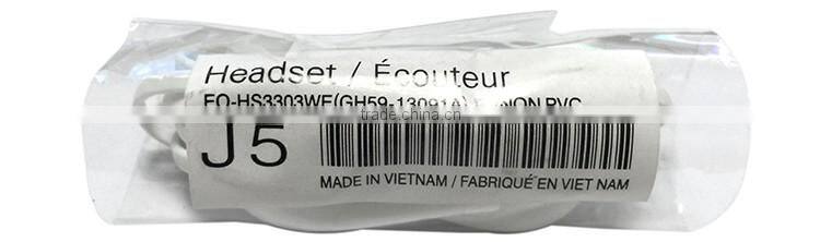 Competitive price wired slim mobile phone in ear earphone for samsung