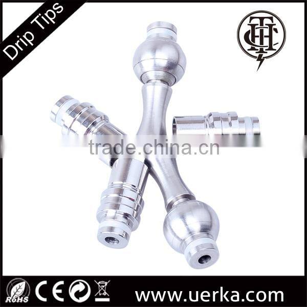 THC Pure Titanium Wide Bore Drip Tip, 510 drip tip