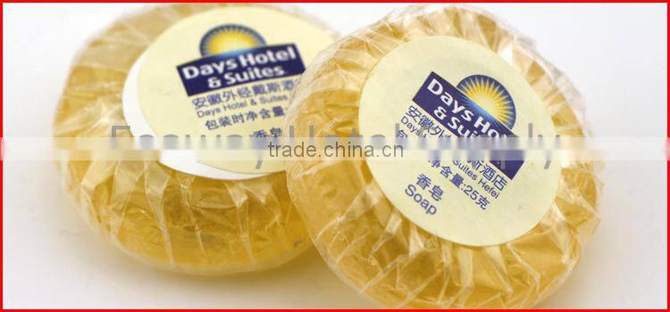 OEM Disposable Hotel Bathroom Mini Travel Round Transparent Soap