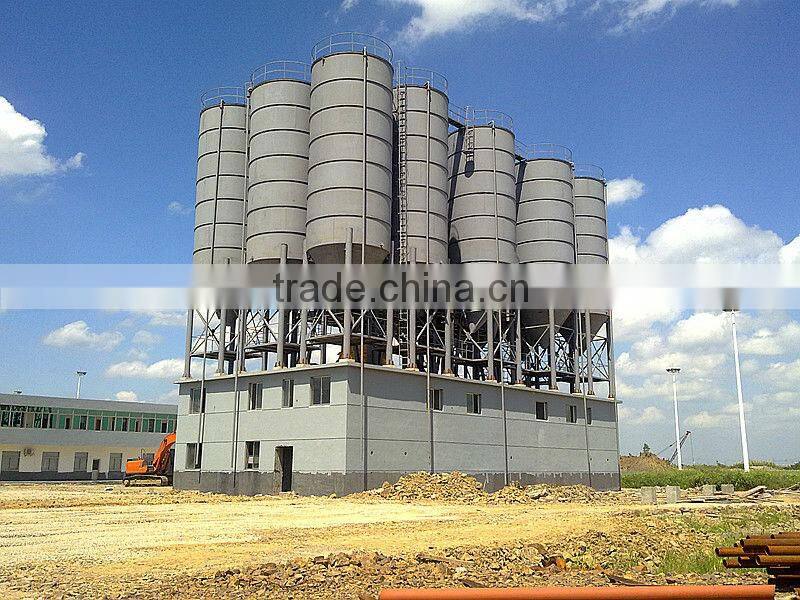 3-1500t hopper bottom silos for storing