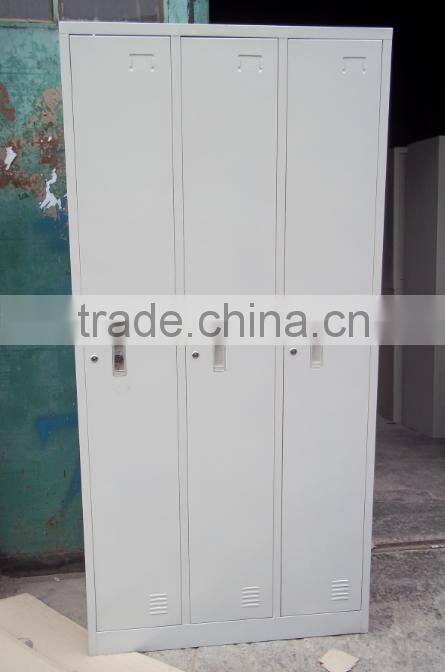 3 Door Steel Wardrobe Lockers
