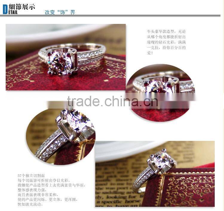 fashion wholesale rings for women 925 silver ring in silver jewelry engagement