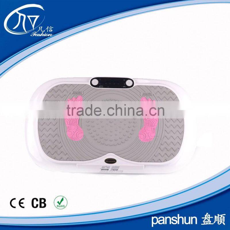 ultrathin vibration machine crazy fit massager with MP3, bluetooth, remote control