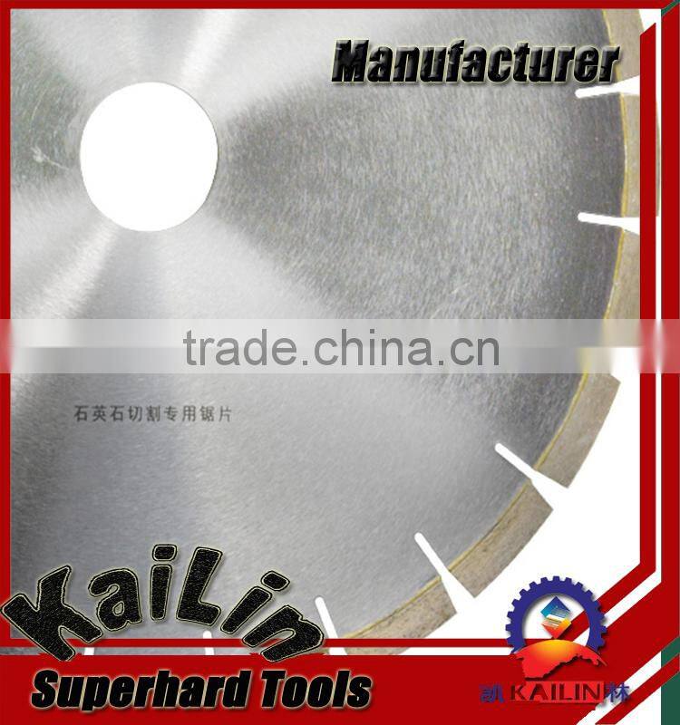 Diamond disc for quartz cutting, quartz cutting disc