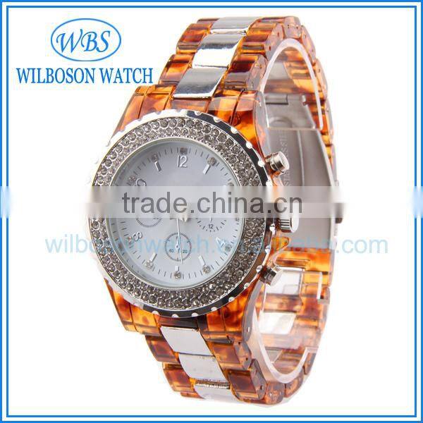 Woman Japan Movt Quartz Watch With Stainless Steel Back