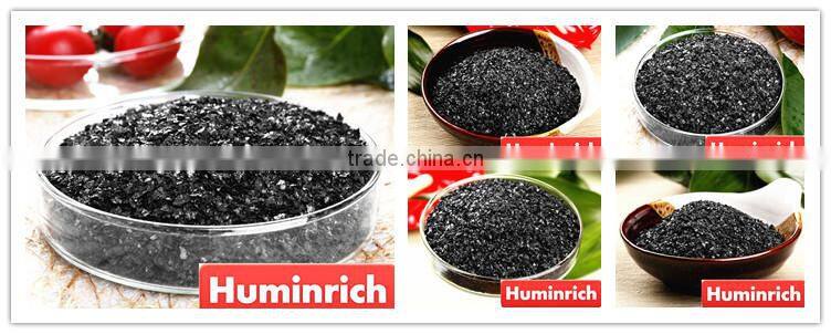 Huminrich Strong Disease Resistance Plant Fertilizer 55%Ha+8%K2O Humic Acid Potassium Salt Factory