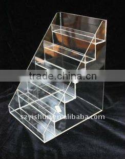 pink color nails Acrylic box without Lid