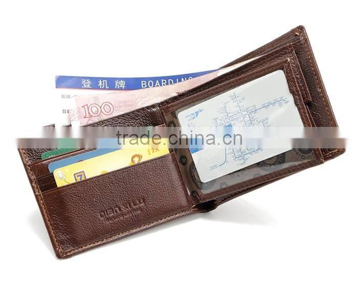 Male Business Genuine Leather Coin Purse 3D Crocodile Wallet for Men