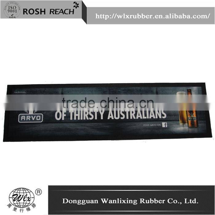 promotional advertising branded bar mat