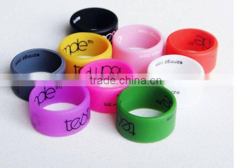 Promotional Custom silicone rubber Finger Rings