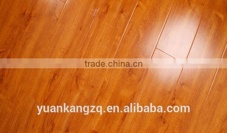 12mm arc click indoor decoration wooden laminated flooring